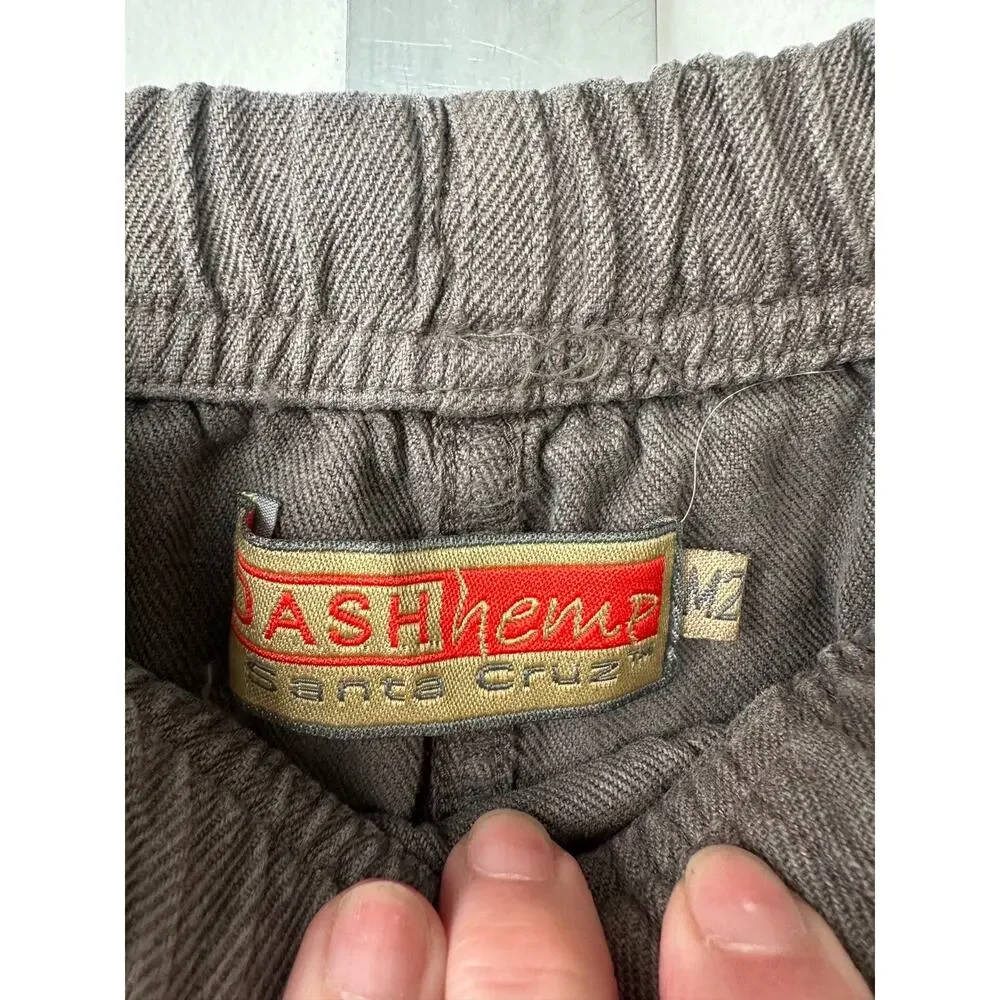 Dash Hemp Santa Cruz Relaxed Elastic Waist Pants Mens M Hemp Lyocell Relaxed D29
